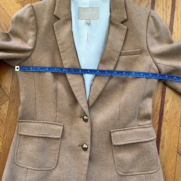 Banana Republic Blazer Camel 4P - Picture 5 of 9